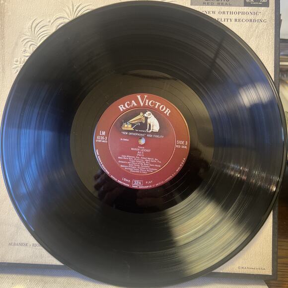 Puccini, MANON LESCAUT, Jonel Perlea, Orchestra & Chorus 3LP Box Set + BOOKLET!! - Picture 6 of 16